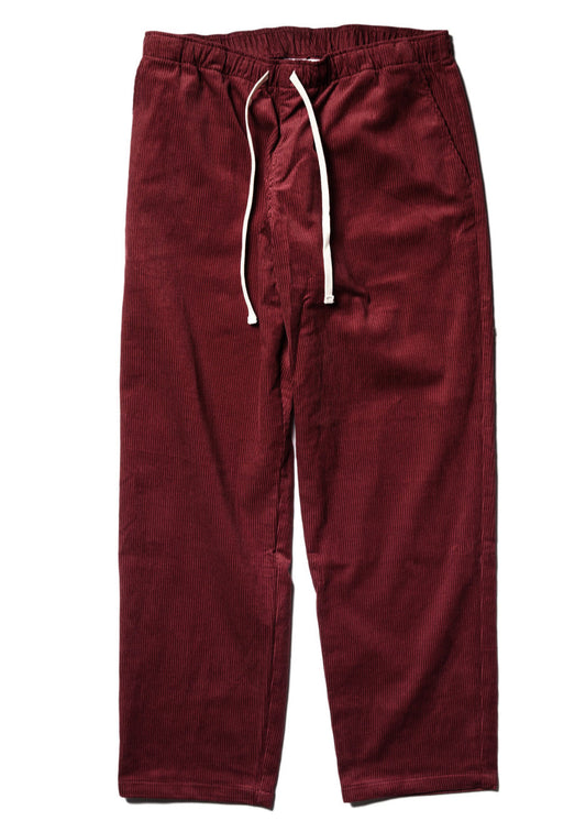 Active Lazy Pants / Burgundy Corduroy