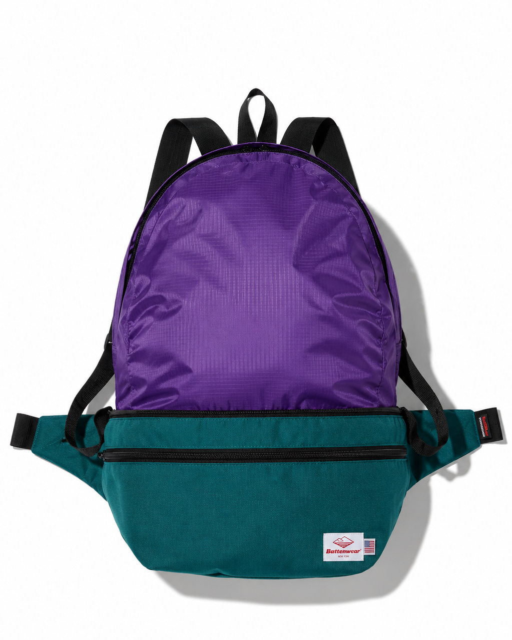 SS27 - Eitherway Bag - Peacock x Purple