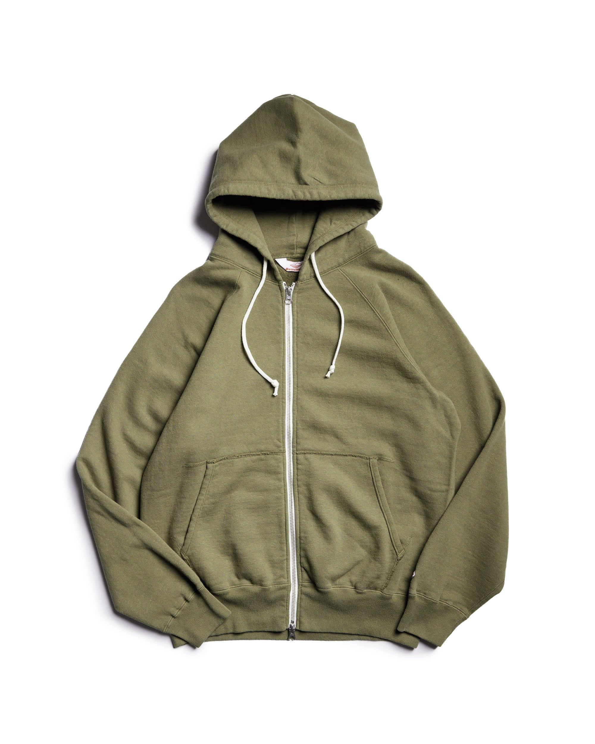 Zip Reach-Up Hoody V.2 / Olive – JAPAN Battenwear