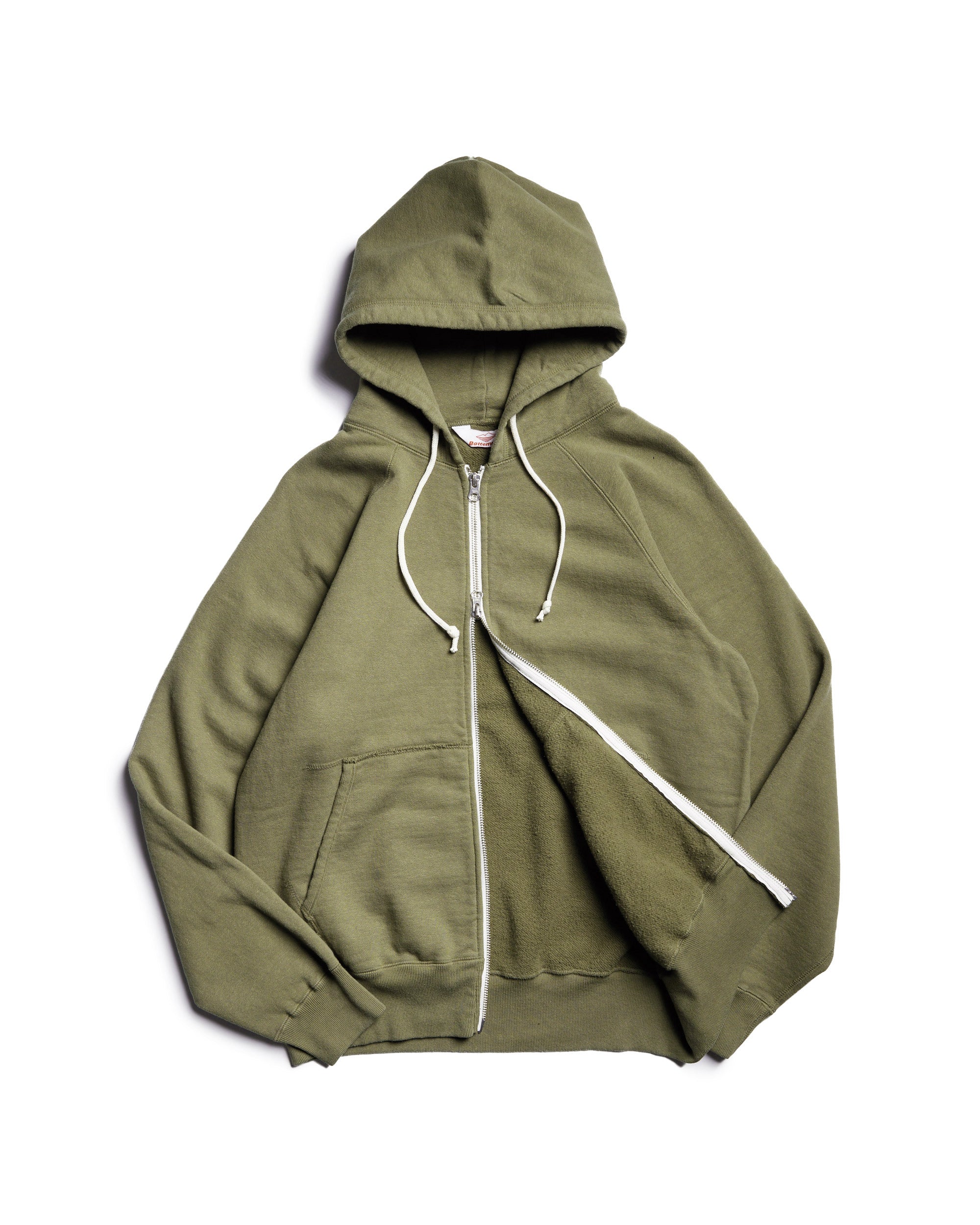 Zip Reach-Up Hoody V.2 / Olive – JAPAN Battenwear