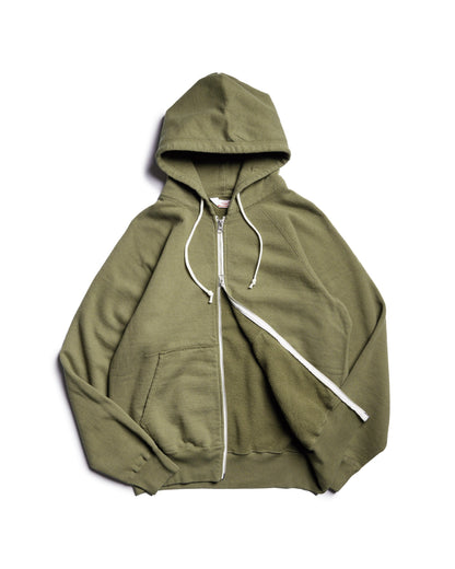 Zip Reach-Up Hoody V.2 / Olive