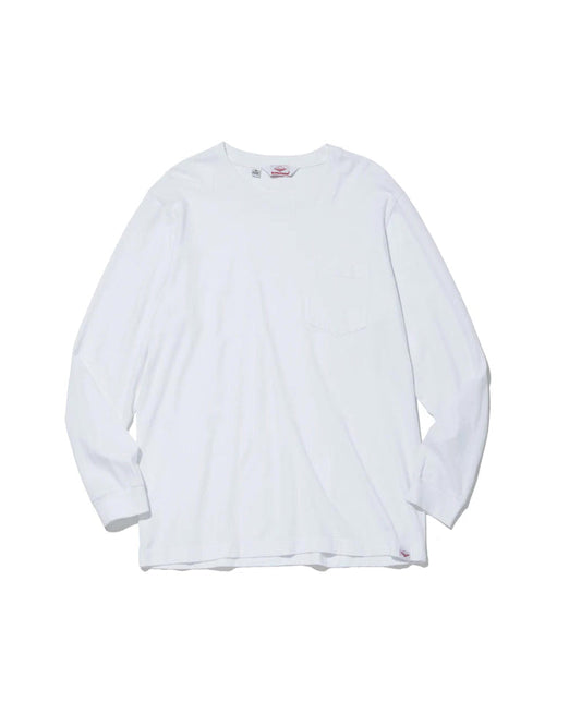 L/S Pocket Tee / White
