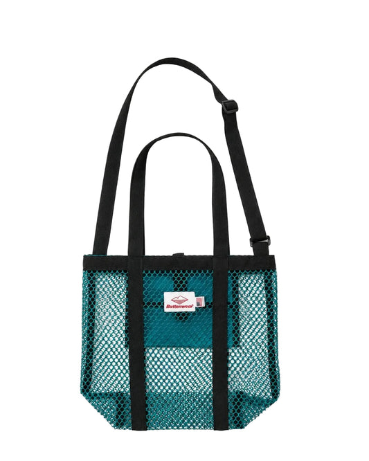 SS27 - Mini Mesh Tote - Teal  x  Black