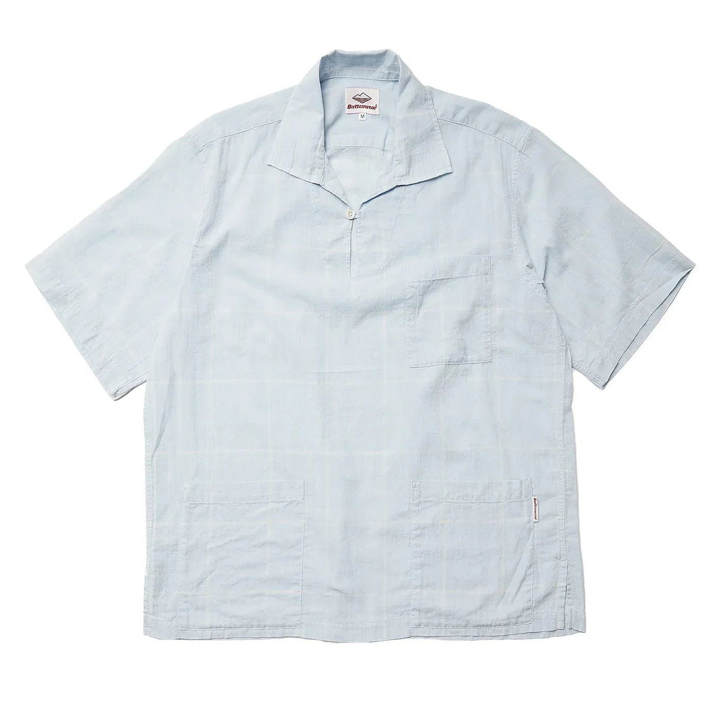 Topanga Pullover / Light Blue Windowpane
