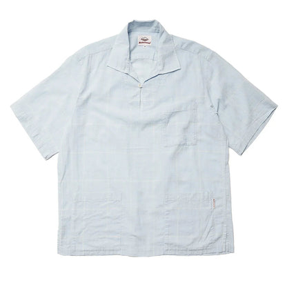 Topanga Pullover / Light Blue Windowpane