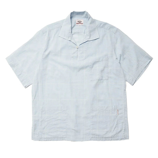 Topanga Pullover / Light Blue Windowpane