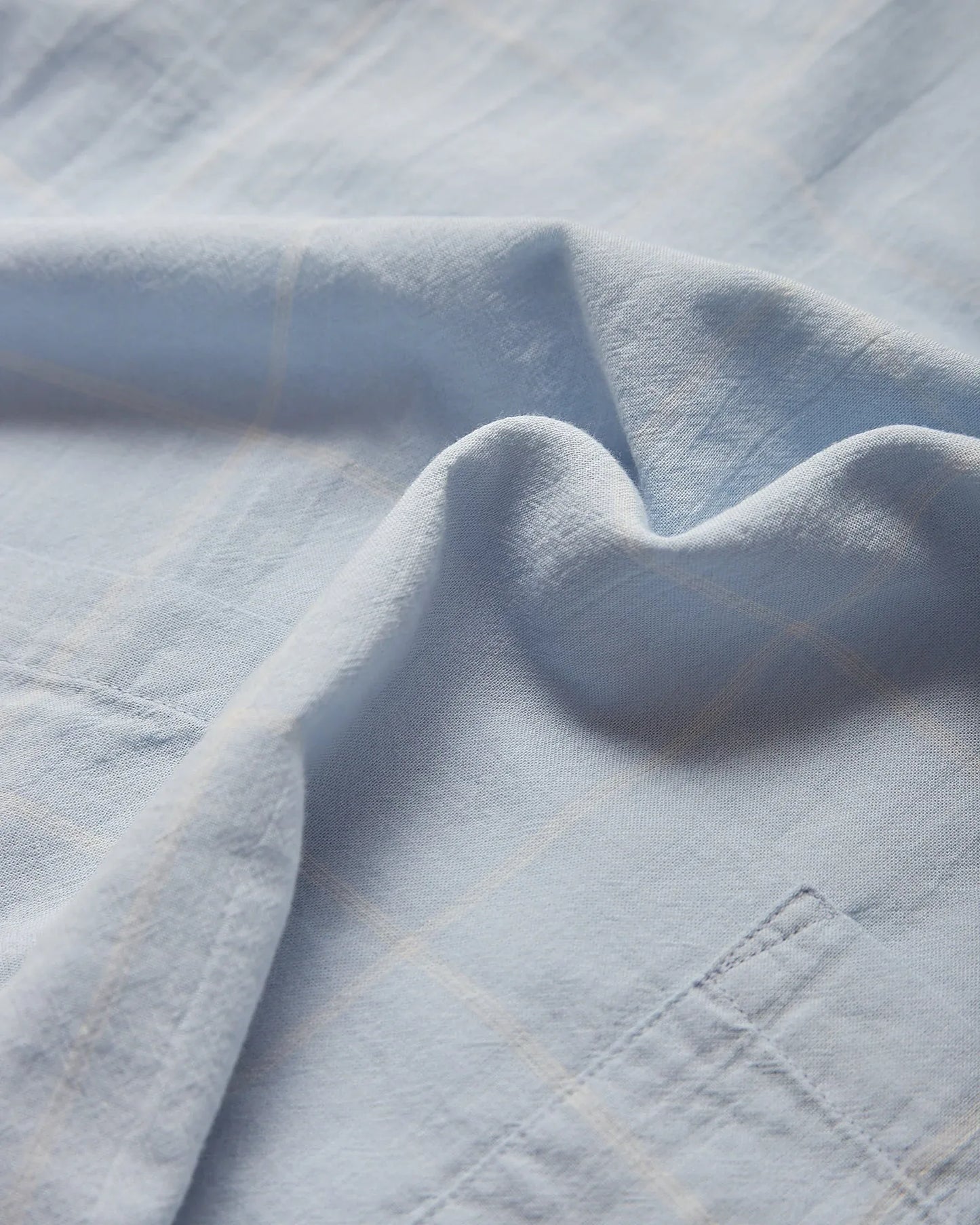 Topanga Pullover / Light Blue Windowpane